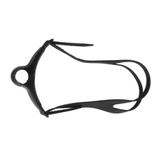 스노클링 헤드 스트랩 편안한 실리콘 교체 부드러운 고무 스쿠버 수영 장비 호흡 튜브 액세서리, [02] BLACK