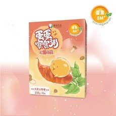 飯友生技寶寶粥常溫麵系列，多種口味寶寶副食品燉飯，天然無添加, 蛋蛋粥｜紅薯菇菇蛋蛋粥(單包)8M+, 150g, 1個