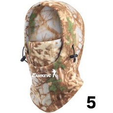 伊凱文戶外 EAMKEVC 全防護帽 迷彩系列 保暖帽，透氣速乾、防曬防風、可調節帽圍，登山健行必備, 5號迷彩