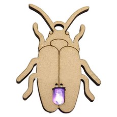 반딧불이 성장과정 수업연계 LED 목걸이 DIY 5인 조명등만들기 led발광다이오드 전구, 2개