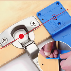 [파파지아] 경첩 가이드 힌지 설치 구멍 위치 지정