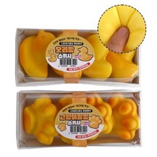 오리 고양이 발바닥 말랑이 치즈빵 스퀴시 (디자인랜덤)
