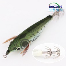 지존낚시 수평에기 제이제이 일산훅 슬로우싱킹 갑오징어에기 쭈꾸미 한치에기 문어 무늬 오징어에기, 국방, 10g