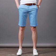 스댕클럽 남성용 스판 면 치노 반바지 SAD875