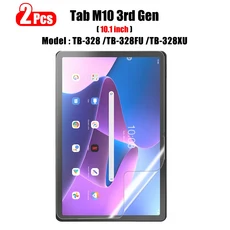 레노버 탭 M10 플러스 3세대 M11용 투명 애완동물 스크린 보호필름 2개 (유리 없음), 01 Tab M10 3rd Gen 10.1
