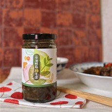 乙彤 茶油拌醬系列 (XO辣醬/薑泥拌醬/梅乾拌醬) 全素, 1個, 茶油猴菇梅乾醬