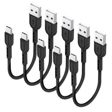 수피 USB-A TO C타입 고속충전 짧은 숏 케이블 S12C, 5개, 블랙, 20cm 5개, 블랙, 20cm