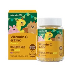 네추럴라이즈 비타민C 앤 아연 꾸미 60정 2.5g 1개