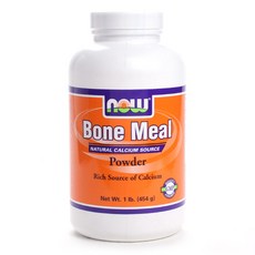 NOW Foods 鈣骨粉, 1罐, 454g