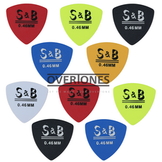 삼각 카본 기타피크 0.46mm 1봉(10개입), 10개