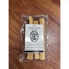 雨林薰舍 鼠尾草架陶瓷燭台香氛爐 聖木架陶瓷燭台 鼠尾草盤 聖木條 線香座 飾品盤 蠟台, 高油聖木條40g(3-5根)