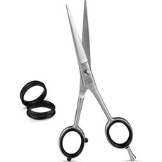 헤어 커팅 가위 6.5인치 가위 전문 이발사 남성 여성 스타일리스트에게 이상적입니다. SIZZO의 티제라스 데 펠루케리아 | DT 6.5 BLK, Classic, 6.5