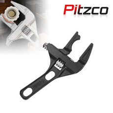 피츠코 광폭 몽키 스패너 아크형 싱크대 세면대 수전 자가 교체 68mm, 1개, 블랙
