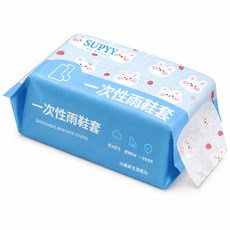 雨鞋套 鞋套雨鞋套 一次性鞋套 一次性雨鞋套 拋棄式雨鞋套 防水防塵雨衣 鞋套 雨鞋 塑膠鞋套 耐用不破, 加厚+防滑+長款【10只/5雙】雨鞋套, 純白
