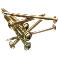 직결피스 철판용 나사 철 와샤머리 황색 #8(4.2mm) 10mm~150mm, 200개