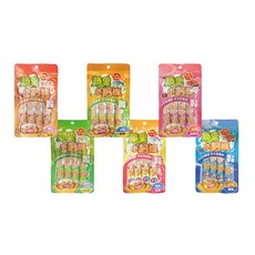 肉球世界 蔬果小鈣條 雞肉南瓜瓜、雞肉花椰菜、鮪魚鳳梨、鮪魚蘋果、鮭魚蔥越莓、鮭魚藍莓 17g x 4, 4個, ３鮪魚鳳梨, 鮪魚