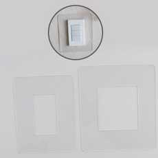 루체트리 스위치커버 전기 아크릴 2 3구용 소형 인테리어소품 보호덮개