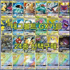 포켓몬카드 태그볼트 GX카드 24종 선택구매 잉어킹&고래왕GX, 1개