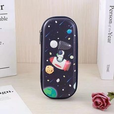 아이디어하우스 뭉게뭉게 3D 입체필통, 잠자리채우주비행사