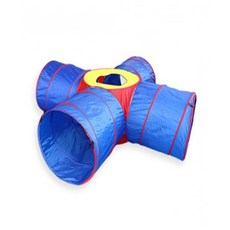 젤비온 십자터널 1.2m 50.8cm 가방포함 신체교구놀이 유아체육활동 레크리에이션용품 접이식십자터널