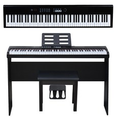 비바체 88건반 전자디지털피아노 vs-860pro, vs-860pro기본구성(본체)+나무스텐드, 1개, 블랙