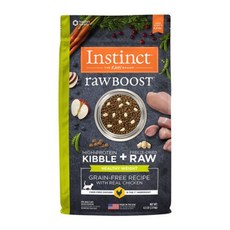 Instinct rawBOOST 貓糧 健康體重 無穀配方 高蛋白凍乾生肉顆粒, 4.5 LB (2.0 KG), 1個, Chicken