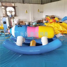 풍선 공룡 트램폴린 시소 에어시소 트램펄린 에어바운스 물놀이, C. 로켓1, 1개