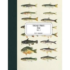 (영문도서) Vintage Prints: Fish: Vol. 2 Paperback, Createspace Independent Pub..., English, 9781726276771
