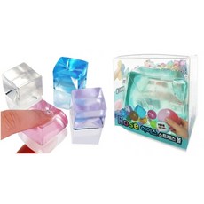 로제 아이스 스트레스볼 1개랜덤 큐브 말랑이 스트레스볼 말랑이 클레이