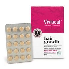 Viviscal Women's Hair Growth 비비스칼 여성 헤어 그로우쓰 콜라겐 컴플렉스 180정, 1개