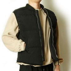 남녀 공용 커플 시밀러룩 패딩 조끼 베이직 무지 nys+832Hv