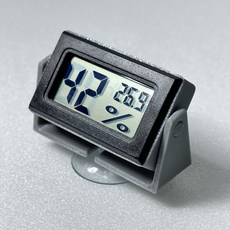 테라돔 파충류 온습도계(2개), 그레이, 2개