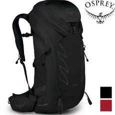 Osprey Talon 36 男款登山背包，輕量透氣，多功能收納，登山健行首選, 消光黑 StealthBlack,L/XL