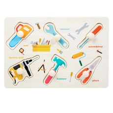 미니 클래식 차량 나무 퍼즐 손잡이 보드 게임 어린이 교육 DIY 몬테소리 장난감 2 3 4세 남아 여아, 06 VV2314