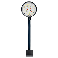 【Hook水族】三檔彎曲夾小夾燈 魚缸夾燈 LED水草增豔燈 圓盤夾燈 24H出貨, 1個