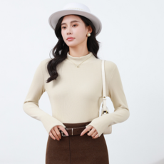 加絨加厚內搭上衣，保暖長袖恤