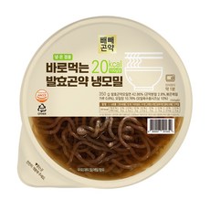 100g당 20kcal 바로먹는 발효곤약 냉모밀, 6개, 350g