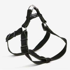 더초이스토어 로프 대형견 목줄+하네스+리드줄 세트(XS 블랙) 강아지목줄리드줄세트