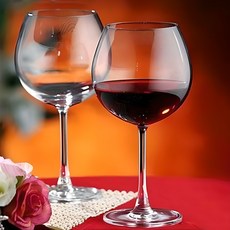 오션글라스 메디슨 버건디 와인잔, 650ml, 2개