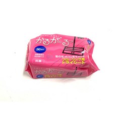 潔田屋平板拖把 180度旋轉頭 平頭快接式三節桿 附靜電除塵紙 -LF13-3C-台灣製-迅睿生活, 1個, 乾式除塵紙-30張入