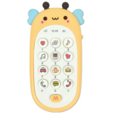 벨루키 멜로디 버튼식 휴대폰 아기전화기, ALL YELLOW, 5개