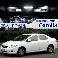 T10 LED室內燈 10顆 168 194 車頂燈 牌照燈 行李箱燈 適用於 06-13 Corolla E140, 1個