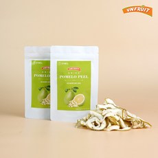 [간식뱅크] 베트남 건포멜로필 100g /자몽껍질 말린자몽껍질 건자몽껍질 말린과일 건조과일 건과일 건망고, 2개