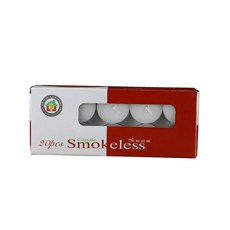 雷霆百貨 新無煙茶燭 家居氣氛道具 安全無煙蠟燭 情境佈置, 13959 新無煙茶燭20入, 1個