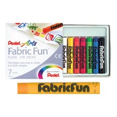 펜텔 패브릭 펀 7색 옷그림 파스텔 염색용 크레용 섬유 에코백 미술 옷 DIY PTS-7, 1개