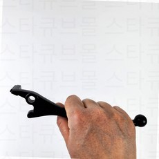 보조 브레이크 핸들 자전거 손잡이 알루미늄 레버 셀프장착 핸들바, 블랙오른손