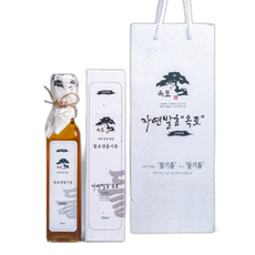 옥토 발효 생들기름 x1 식물성 오메가3 풍부 미얀마 무농약농장 생들깨 선물세트+쇼핑백포함, 1개, 250ml