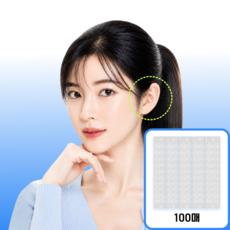 에이노브 티 안나는 투명 귀 지압 패치, 100개