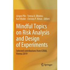 (영문도서) Mindful Topics on Risk Analysis and Design of Experiments: Selected contributions from ICRA8 ... Hardcover, Springer, English, 9783031066849