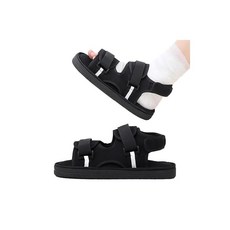 ZHUYING 깁스 샌들 신발 좌우 겸용 조정 가능 마츠바 지팡이 간호 퓨즈 재활 골절했을 때의 편리 상품 26.5CM, 1개